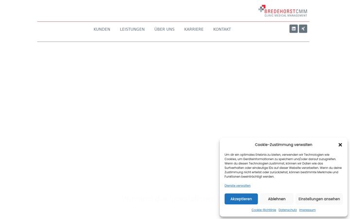 Screenshot van bredehorst-cmm.de