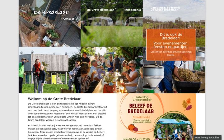 Screenshot of bredelaar.nl