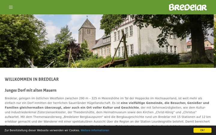 Screenshot of bredelar.info