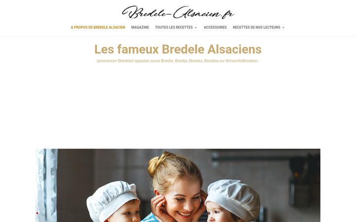 Screenshot of bredele-alsacien.fr