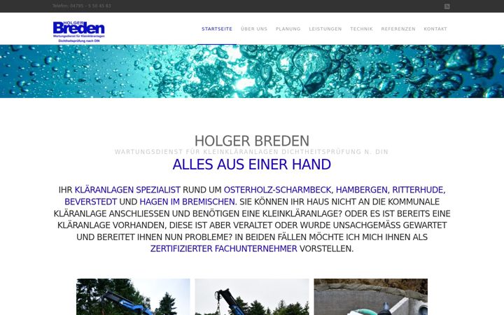 Screenshot van breden-abwasser.de