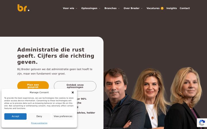 Ekrano kopija brederbv.nl