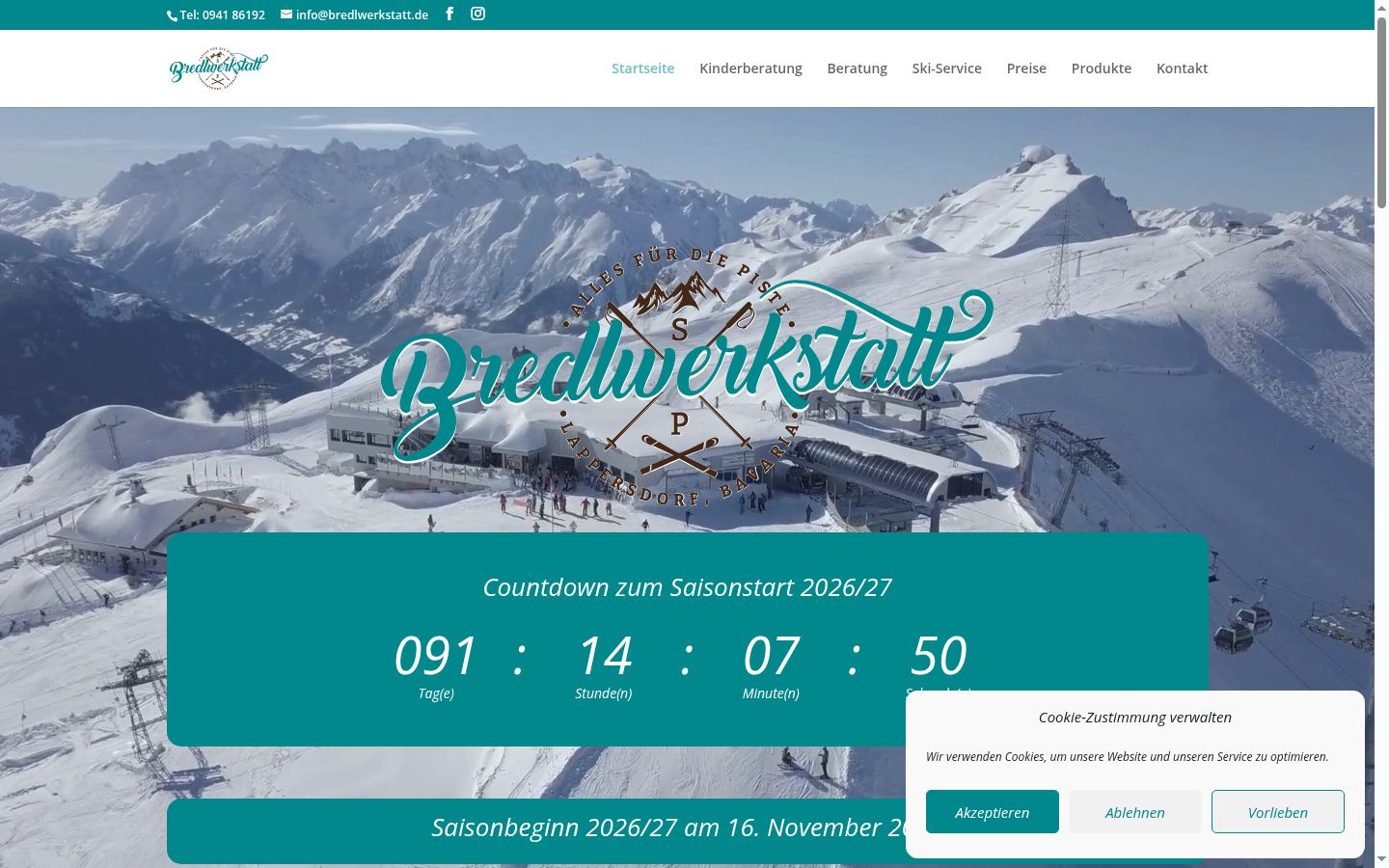 Screenshot tal-banner tal-kunsens muri qabel kwalunkwe interazzjoni