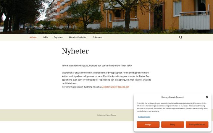 Screenshot of bredmansgarden.se