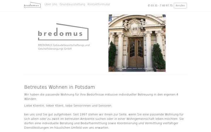 Screenshot of bredomus.de