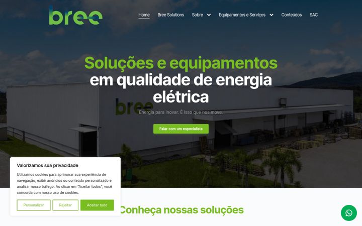 Captura de ecrã de bree.com.br