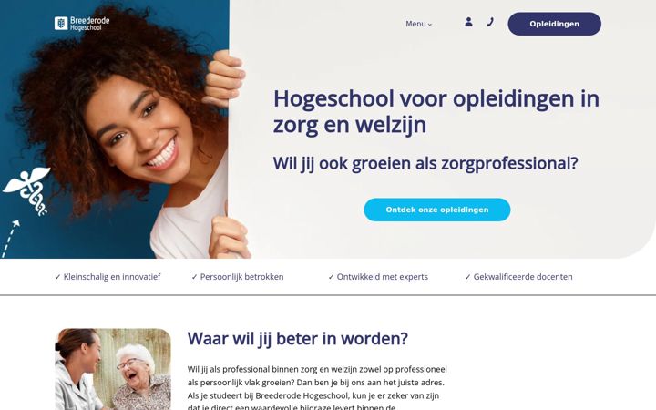 Ekrano kopija breederode.nl