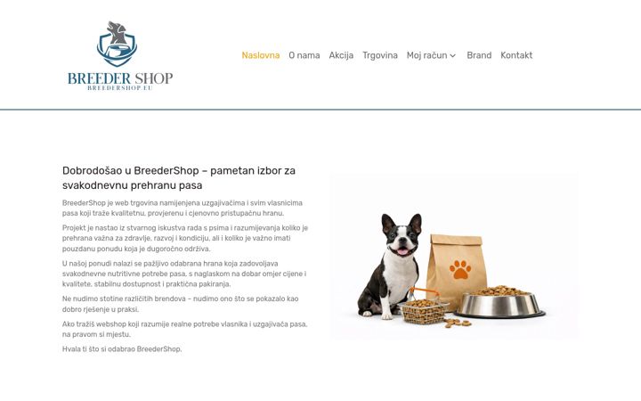 Skjámynd af breedershop.eu
