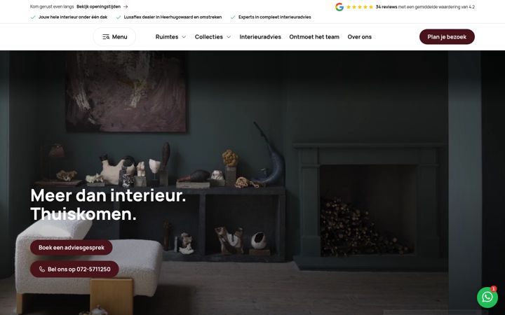 Ekrano kopija breedinterieur.nl