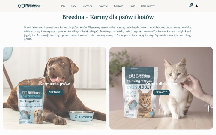 Screenshot ta' breedna.pl