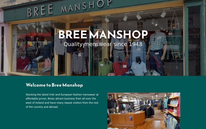 Screenshot of breemanshop.com