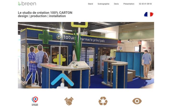 Screenshot of breenfrance.fr