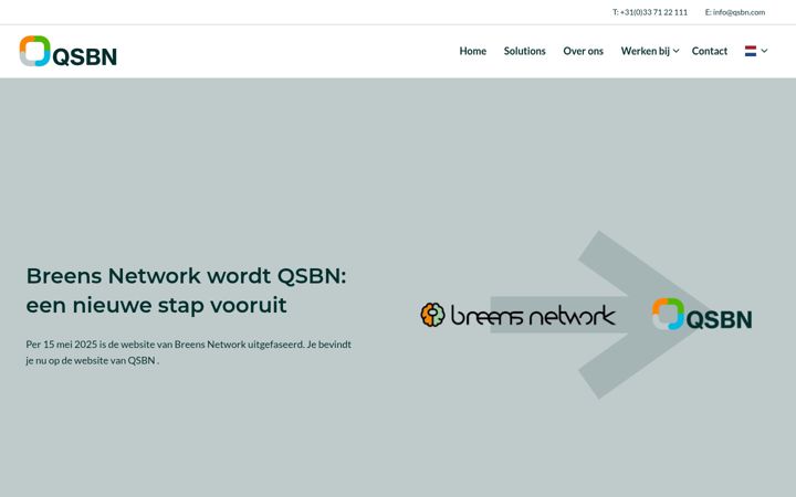 Screenshot of breens.nl