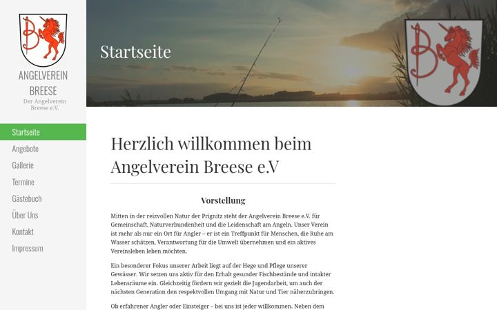 Screenshot van breeser-angelverein.de
