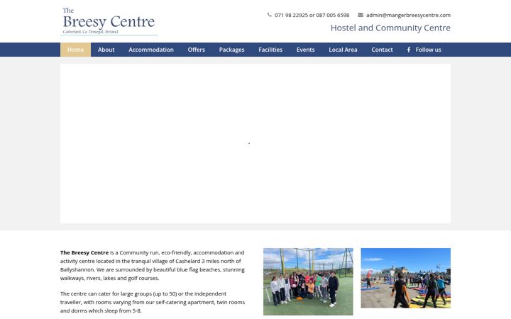 Screenshot of breesycentre.ie