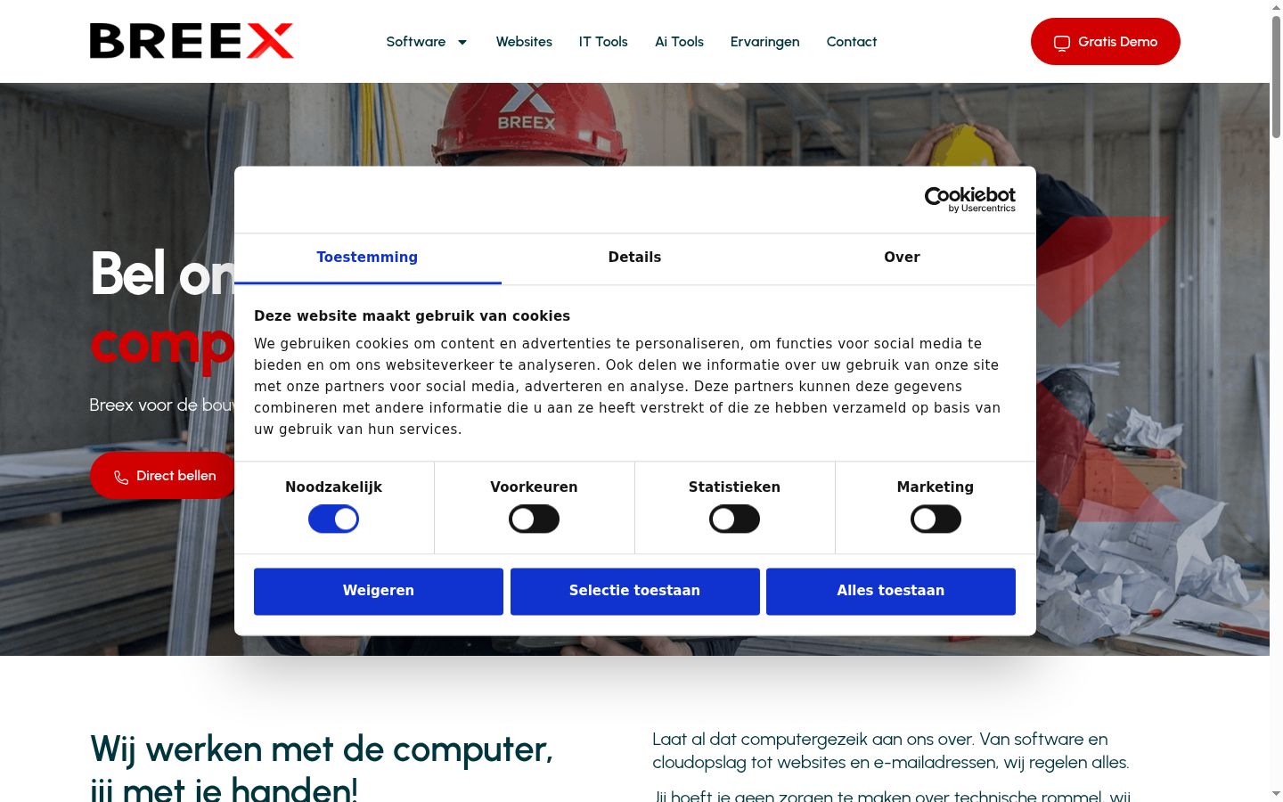 Sutikimo reklamjuostės, rodytos prieš bet kokią sąveiką, ekrano kopija