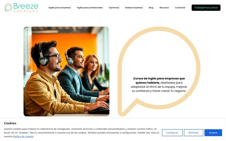 Screenshot of breezeempresas.com