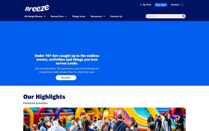 Screenshot of breezeleeds.org