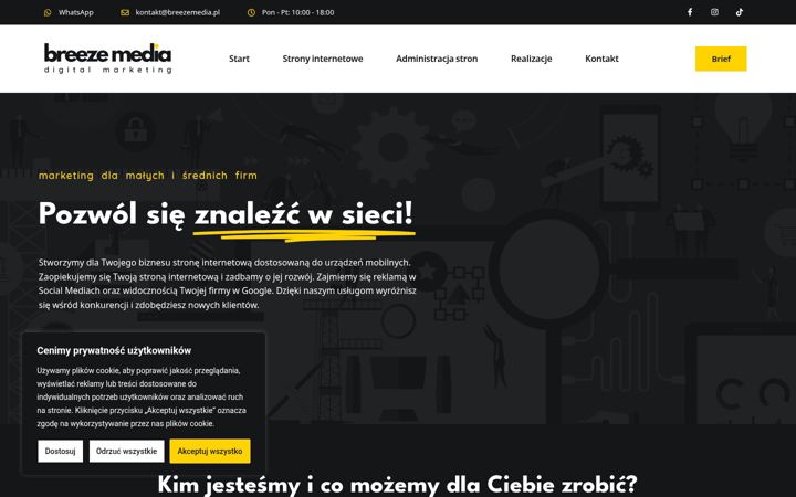 Screenshot of breezemedia.pl