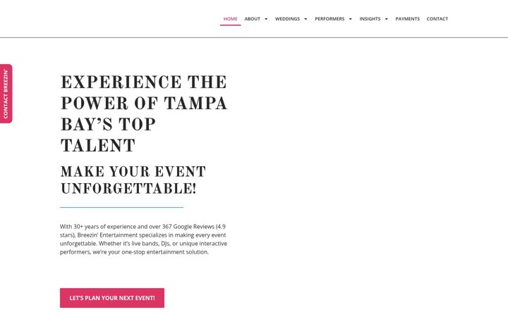 Screenshot of breezin.com