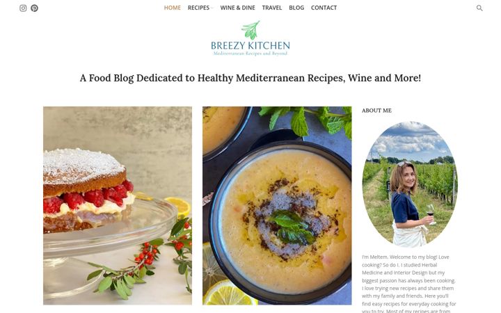 Screenshot of breezykitchen.com