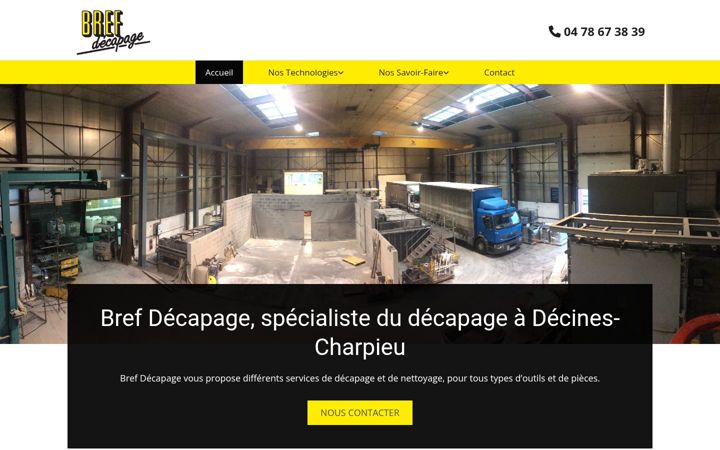 Screenshot of brefdecapage.com