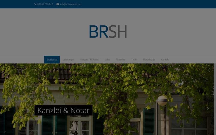 Screenshot of brefeld-roettgering.de
