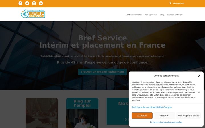 Screenshot του brefservice.fr