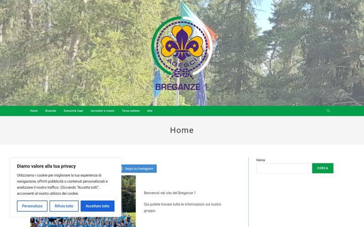 Screenshot of breganze1.it