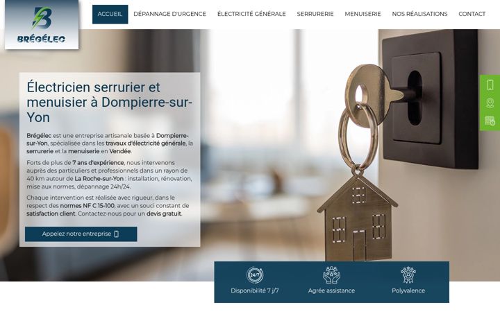 Screenshot of bregelec.fr
