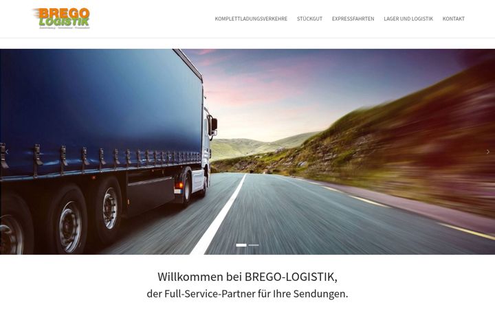 Screenshot of bregologistik.de