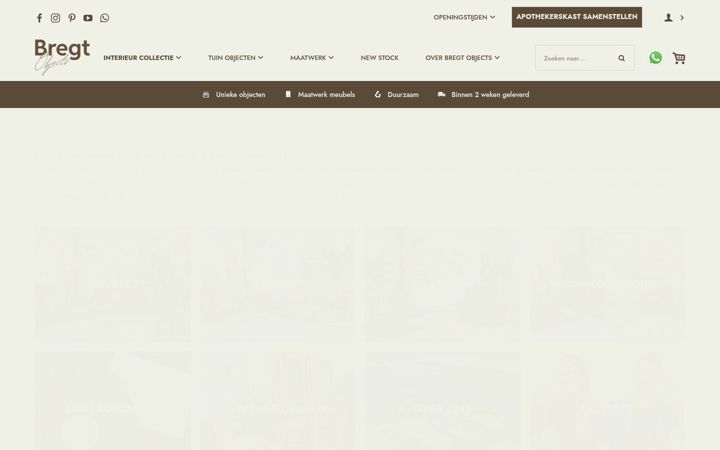 Screenshot of bregtobjects.nl
