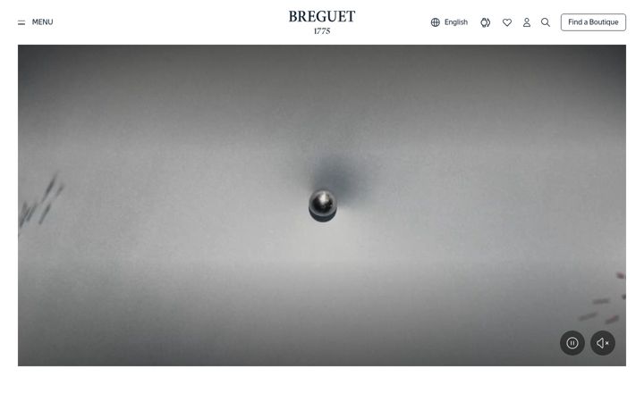 Screenshot of breguet.com