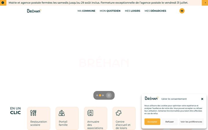 Screenshot of brehan.fr
