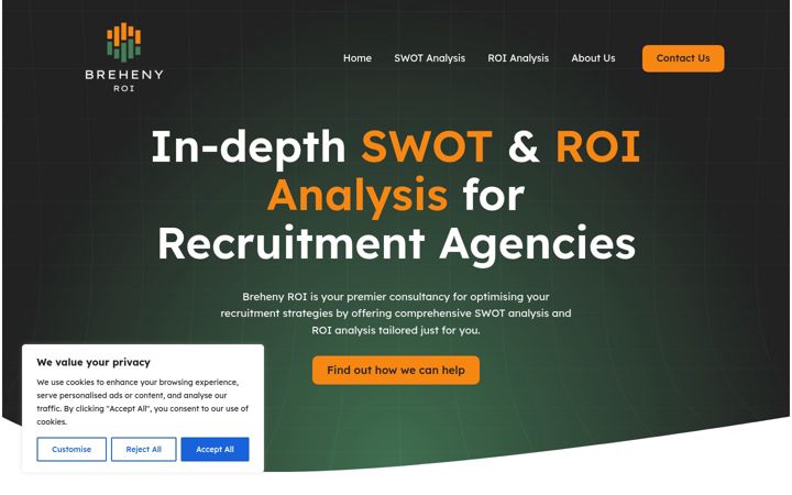 Screenshot of brehenyroi.co.uk