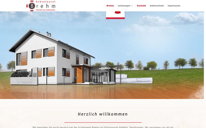 Snimka zaslona za brehm-schreinerei.de
