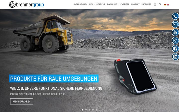 Screenshot of brehmergroup.com