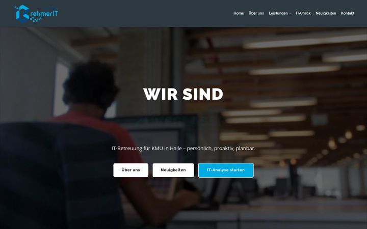 Screenshot of brehmerit.de