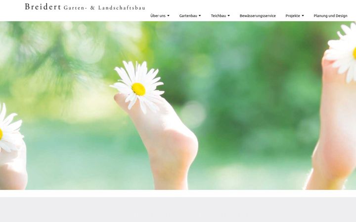 Snimka zaslona za breidert-gartenbau.de