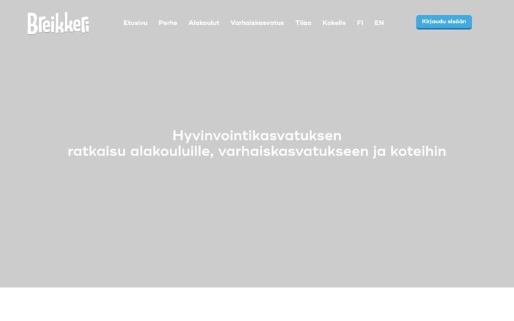 Screenshot of breikkeri.fi