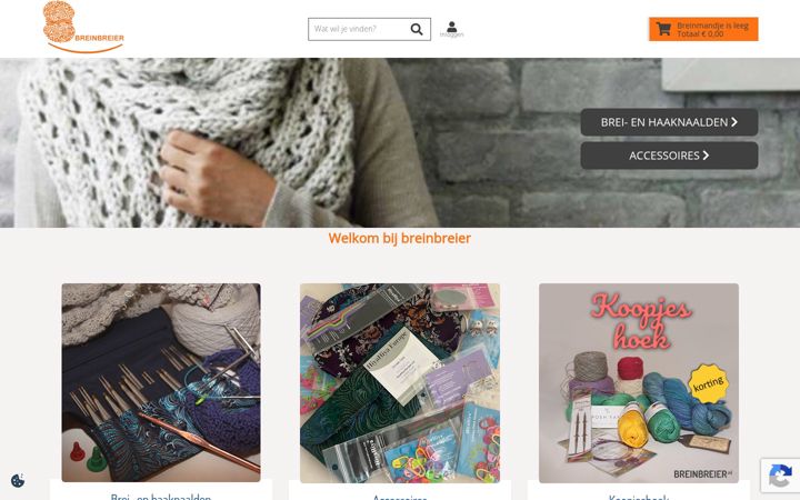 Screenshot of breinbreier.nl