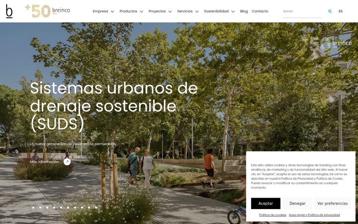 Screenshot of breinco.com