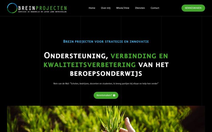 Screenshot of breinprojecten.nl