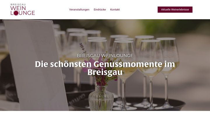 Snimka zaslona za breisgau-weinlounge.de