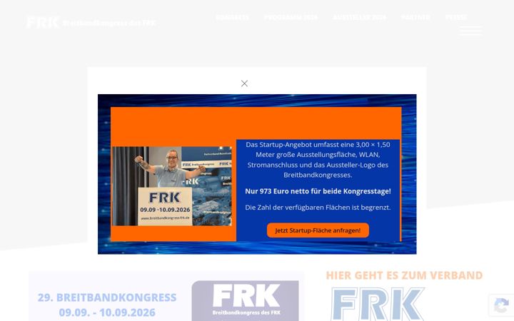 Screenshot of breitbandkongress-frk.de