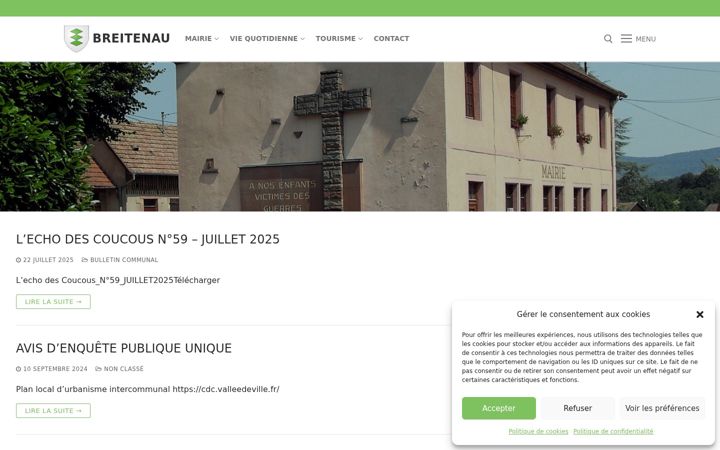 Screenshot του breitenau.fr