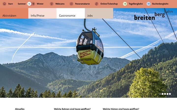 Screenshot of breitenbergbahn.de