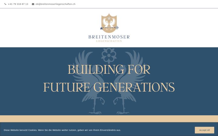 Screenshot of breitenmoserliegenschaften.ch