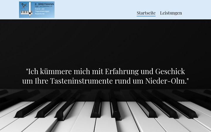 Skærmbillede af breitmann-orgel-klavier.de