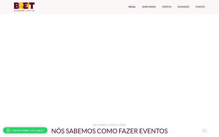 Captura de ecrã de breitproducoes.com.br